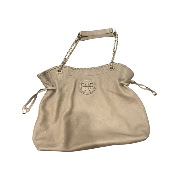 COPY - Tory Burch Marion Tote in Taupe - Picture 1 of 4